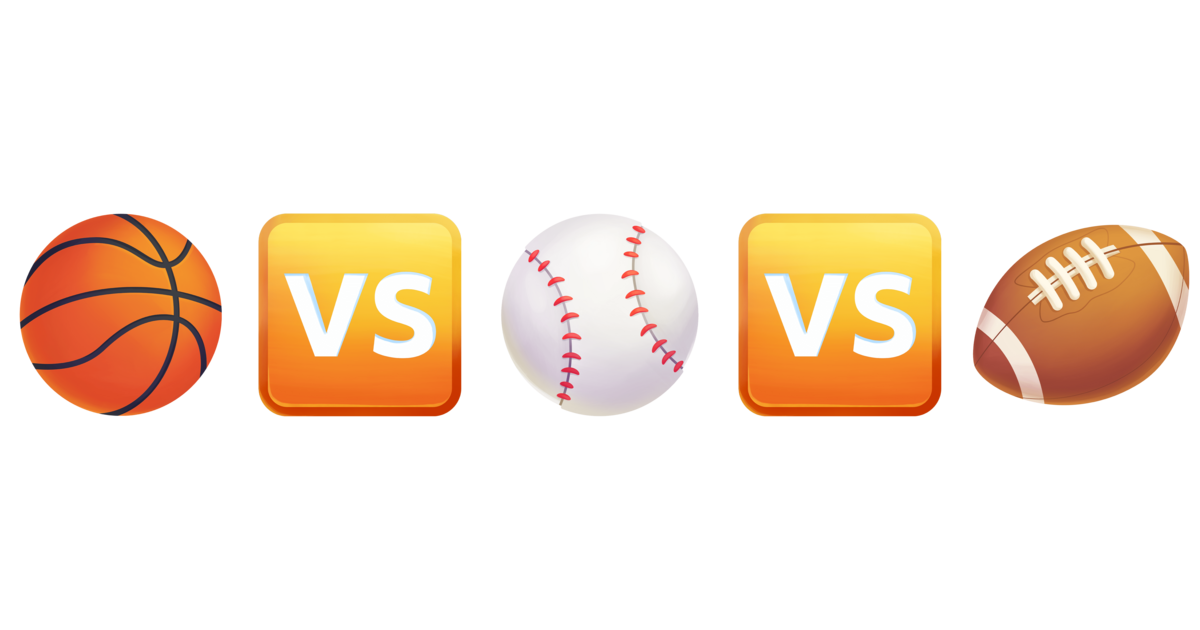 🏀🆚⚾🆚🏈